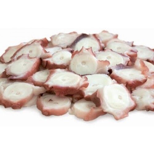 Pulpo cocido en rodajas